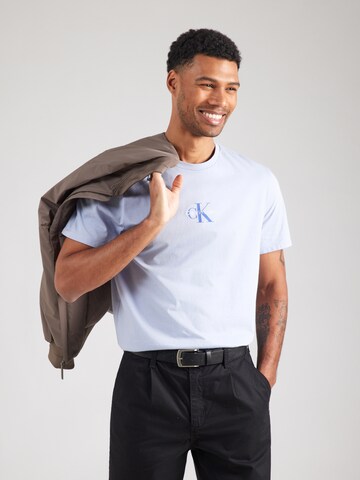 Calvin Klein Jeans Tričko - Fialová: predná strana