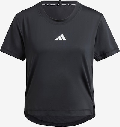 ADIDAS PERFORMANCE Sportshirt 'Training Adaptive Workout' in 4XS in schwarz / weiß, Produktansicht