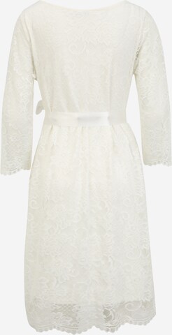 Robe de cocktail Esprit Maternity en blanc