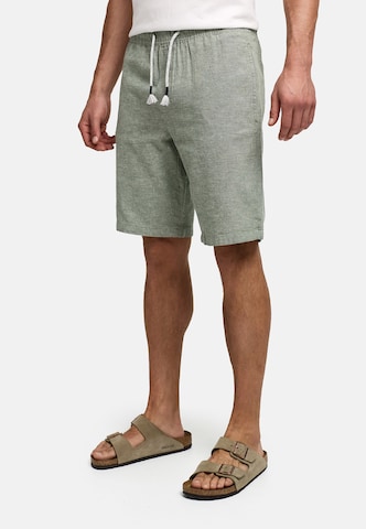 INDICODE JEANS Regular Chino 'Lino' in Groen