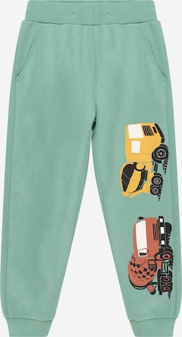 Lindex Tapered Pants 'Trucks' in Green: front