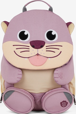Affenzahn Backpack 'Großer Freund' in Purple: front