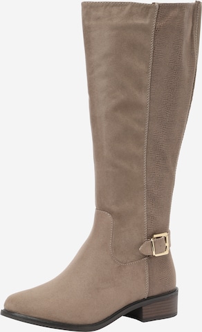 Dorothy Perkins Stiefel in Beige: predná strana