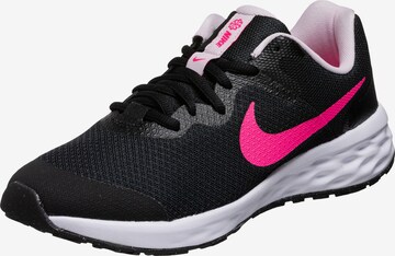 NIKE Athletic Shoes 'Revolution 6' in Black: front