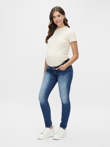 MAMALICIOUS Slimfit Jeans 'Essa' in Blauw