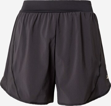 Reebok Regular Sportshorts 'LUX' in Schwarz: predná strana