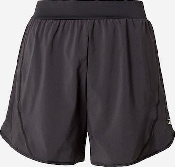 Reebokregular Sportske hlače 'LUX' - crna boja: prednji dio