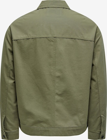 Veste mi-saison 'END' Only & Sons en vert