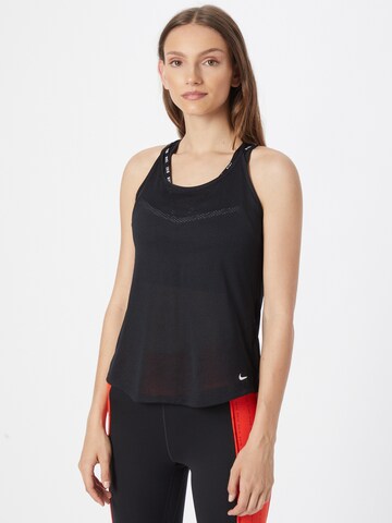 NIKE - Top deportivo en negro: frente