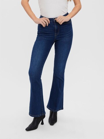 VERO MODA Flared Jeans 'Siga' in Blauw: voorkant