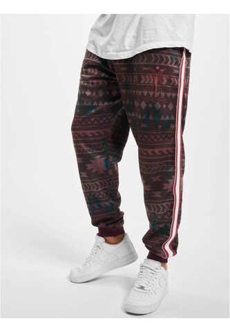 Urban Classics Tapered Pants 'Pocosol' in Red