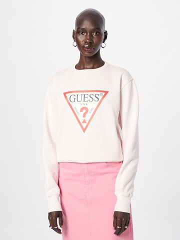 GUESS - Sudadera en rosa: frente