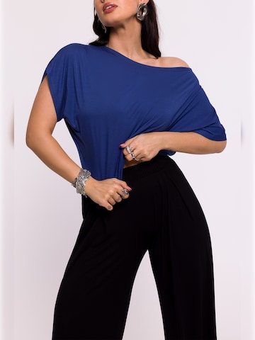 BeWear - Pierna ancha Pantalón de pinzas en negro