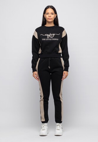 Tom Barron Sweatsuit in Black: front