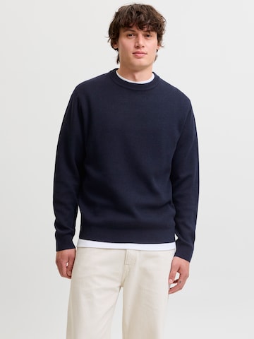 Pull-over 'JWHMILANO' JACK & JONES en bleu : devant
