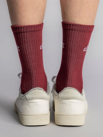 Dirts Socken 'Classic Logo Socks'‌‌‌‌ in Rot