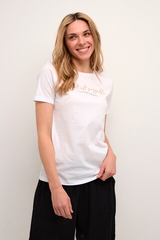 Kaffe - Camiseta 'Gabbi' en blanco: frente