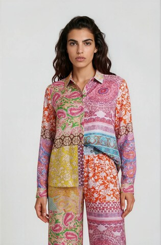 Milano Italy Blouse in Pink: front