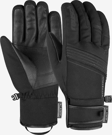 REUSCH Athletic Gloves 'Luca' in Black: front