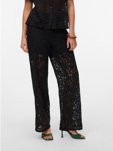 VERO MODA Loosefit Broek 'VMHoney' in Zwart: voorkant