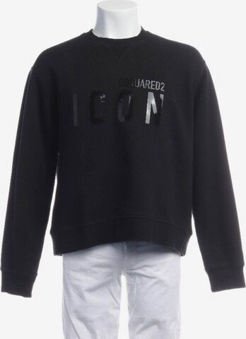 DSQUARED2 Sweatshirt / Sweatjacke S in Schwarz: Vorderseite