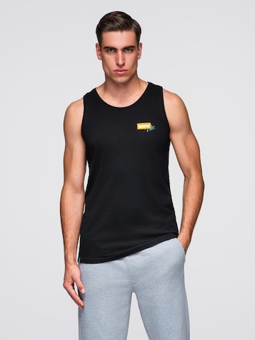 Ombre Shirt in Black: front