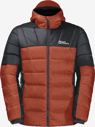 JACK WOLFSKIN Outdoor jacket 'Nebelhorn' in Rusty red / Black / White, Item view