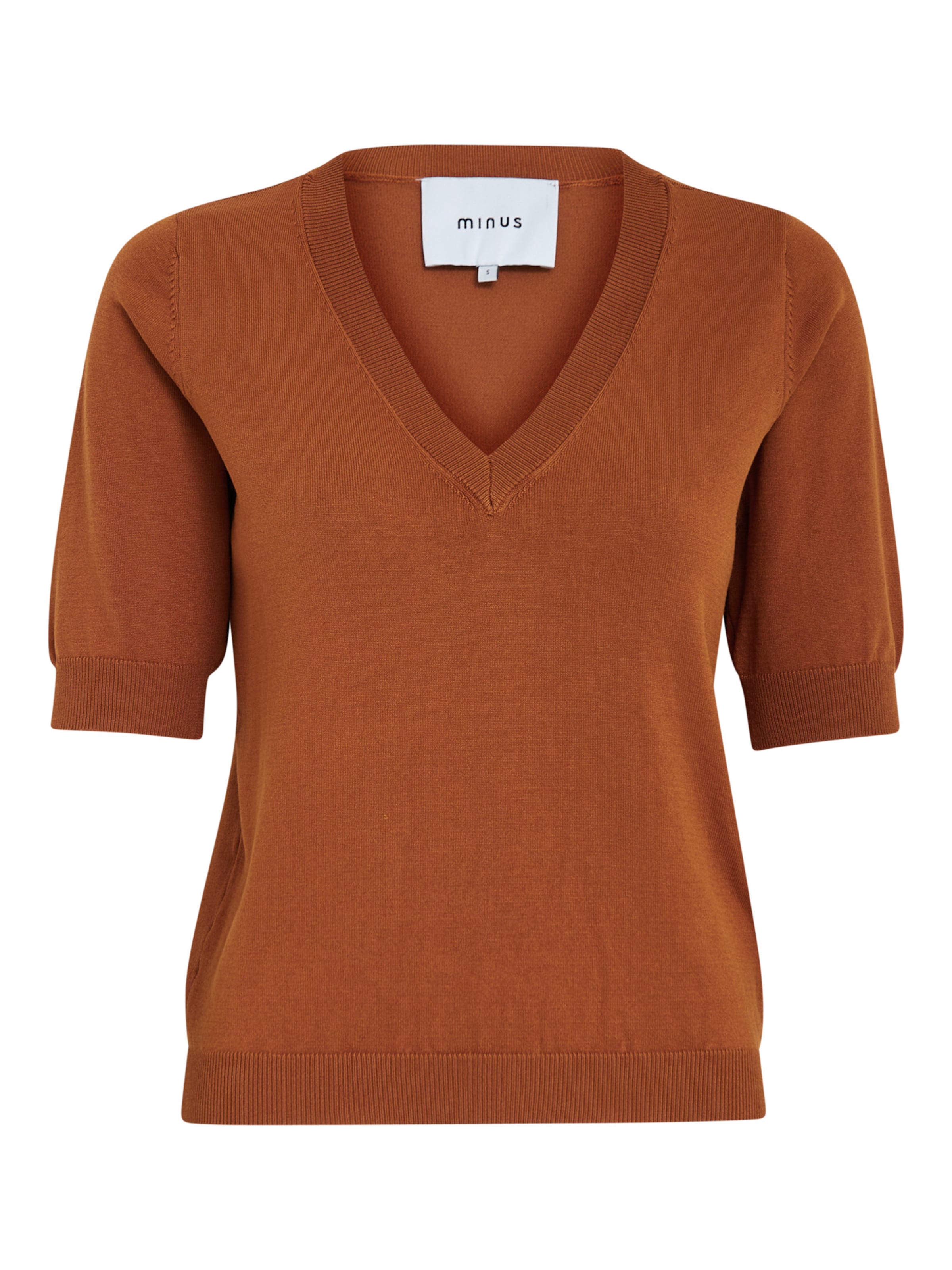 minus Pullover 'Milla' in Braun: Vorderseite