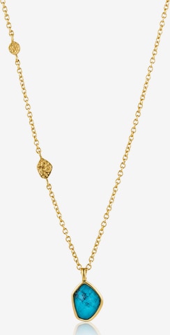 ANIA HAIE Necklace 'Turquoise Pendant' in Gold: front