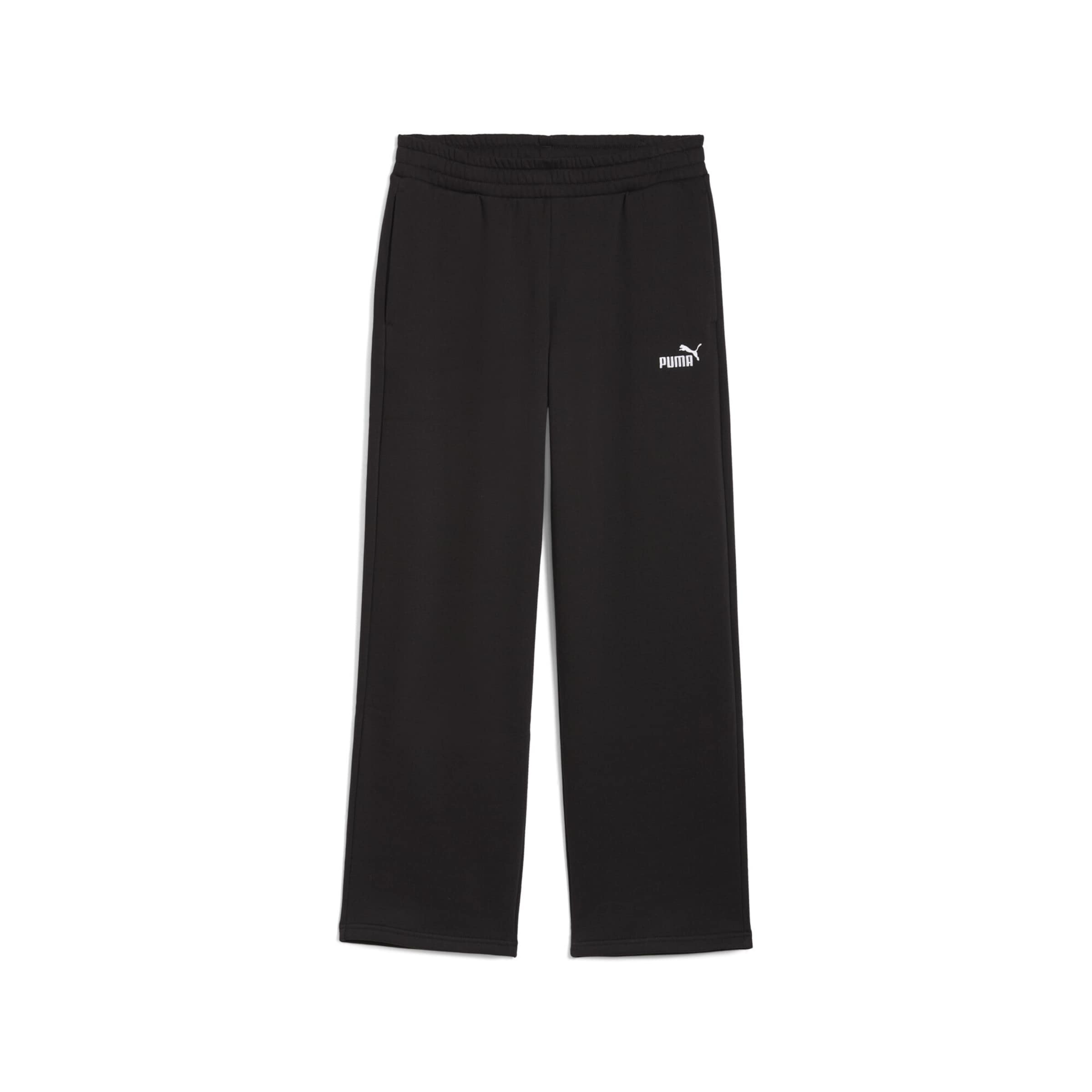PUMA Loosefit Broek 'Essentials' in Zwart: voorkant