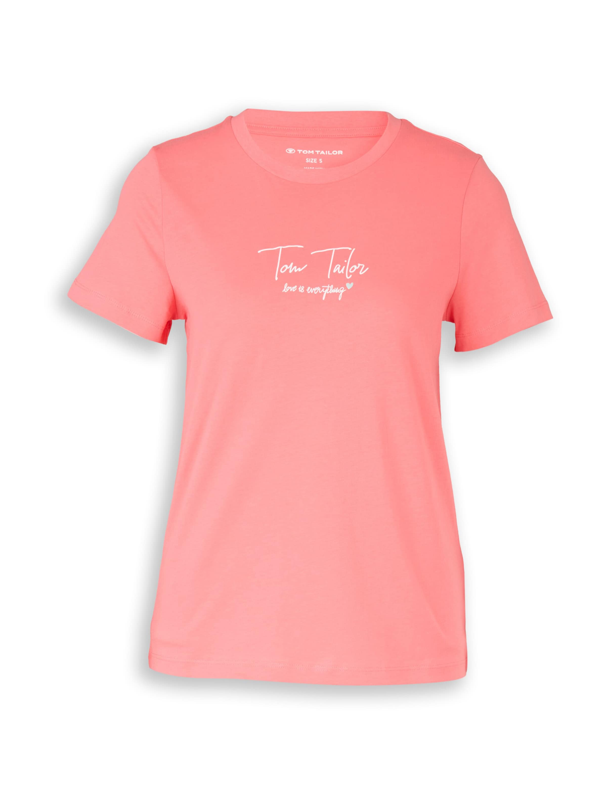 Tricou de la TOM TAILOR pe roz: față