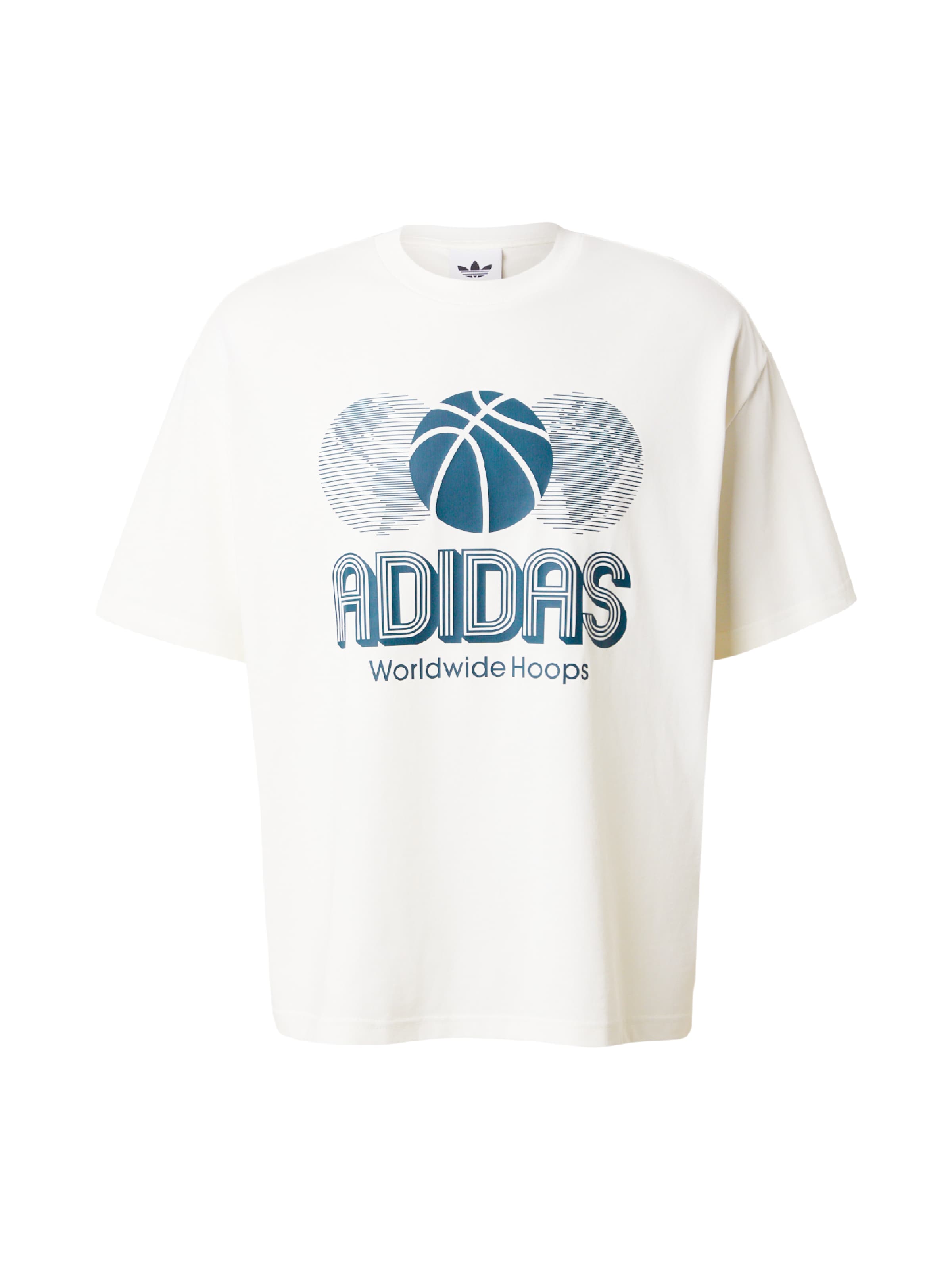 ADIDAS ORIGINALS Camiseta en S en ópalo / blanco, Vista del producto