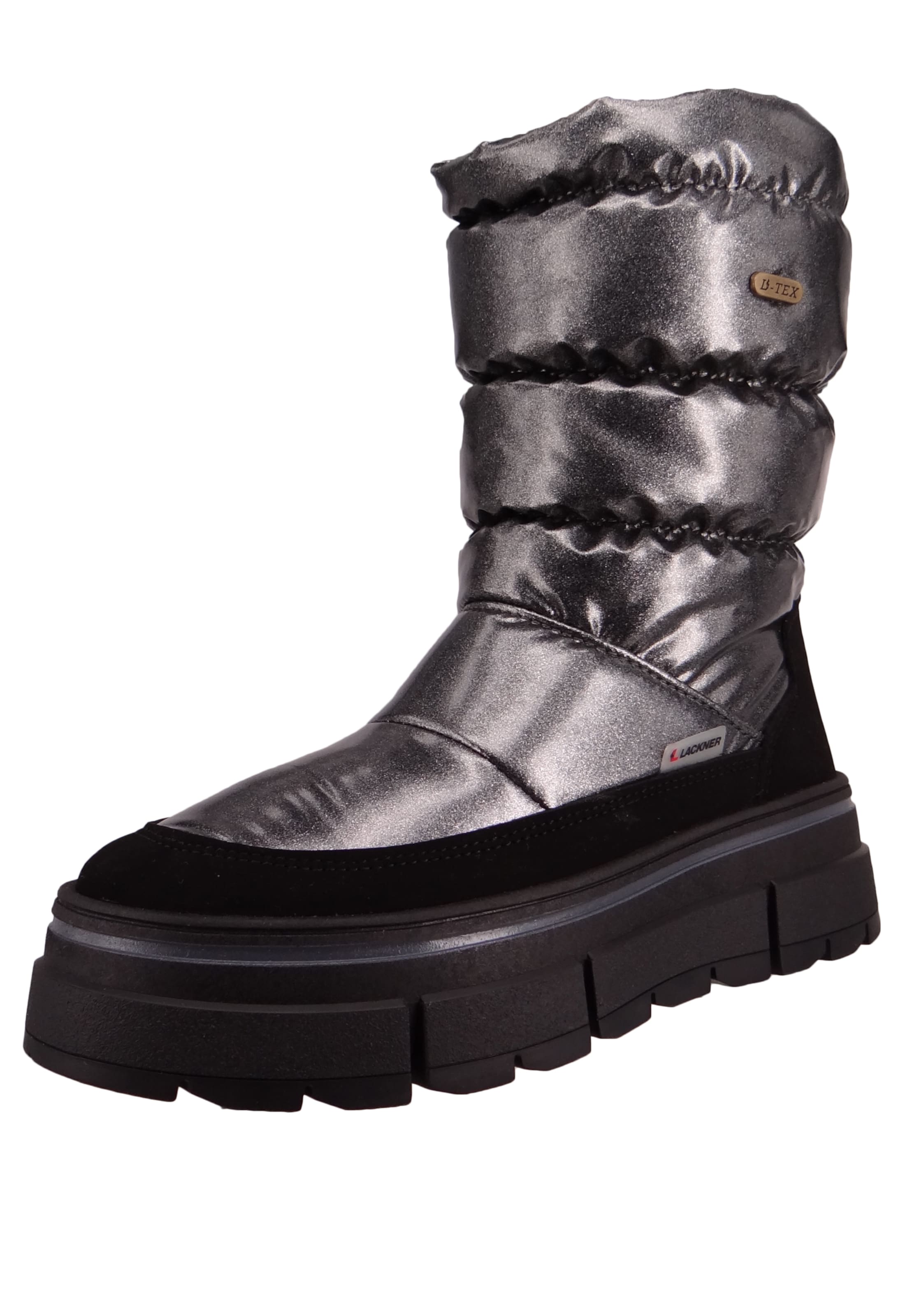Lackner - Botas de neve 'Stella' em prata: frente