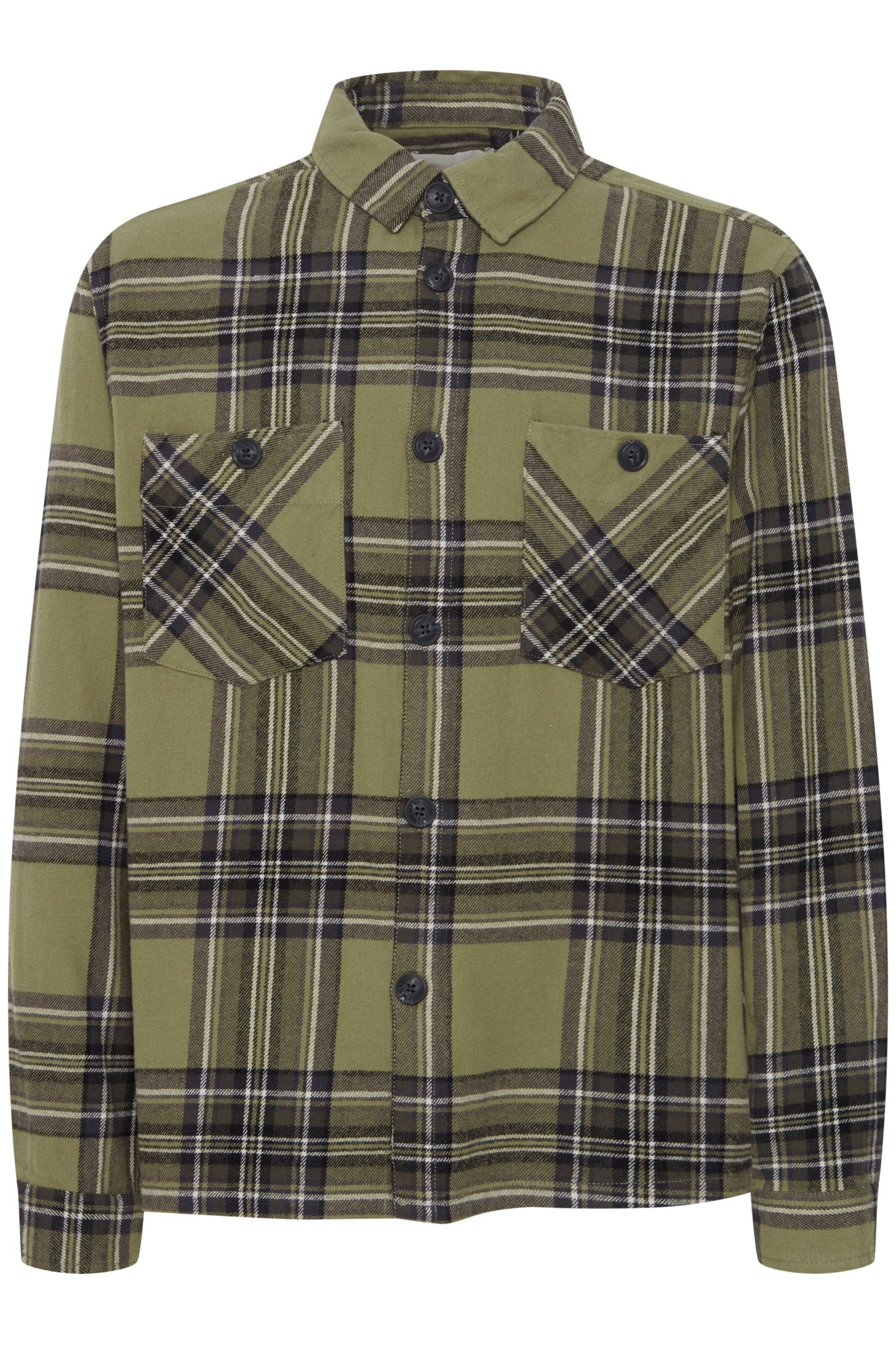 Regular fit Camicia di BLEND in verde: frontale