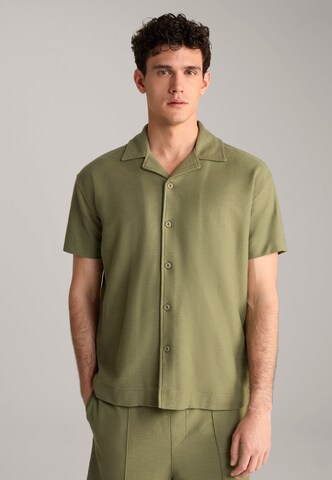 JOOP! Jeans Regular fit Button Up Shirt in Green: front