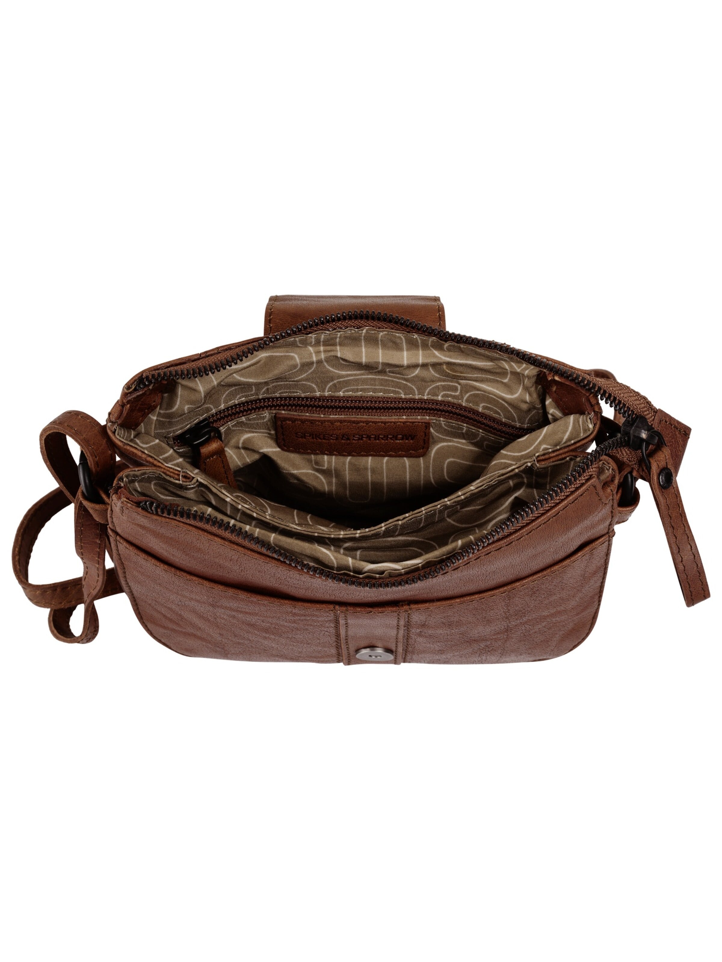Spikes & Sparrow Crossbody Bag in Brown