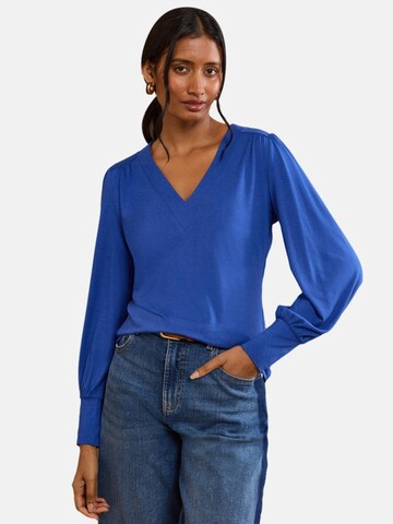Camicia da donna di love & roses in blu: frontale