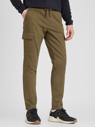 JACK & JONES Regular Cargo Pants 'MARCO SANTIAGO' in Green: front