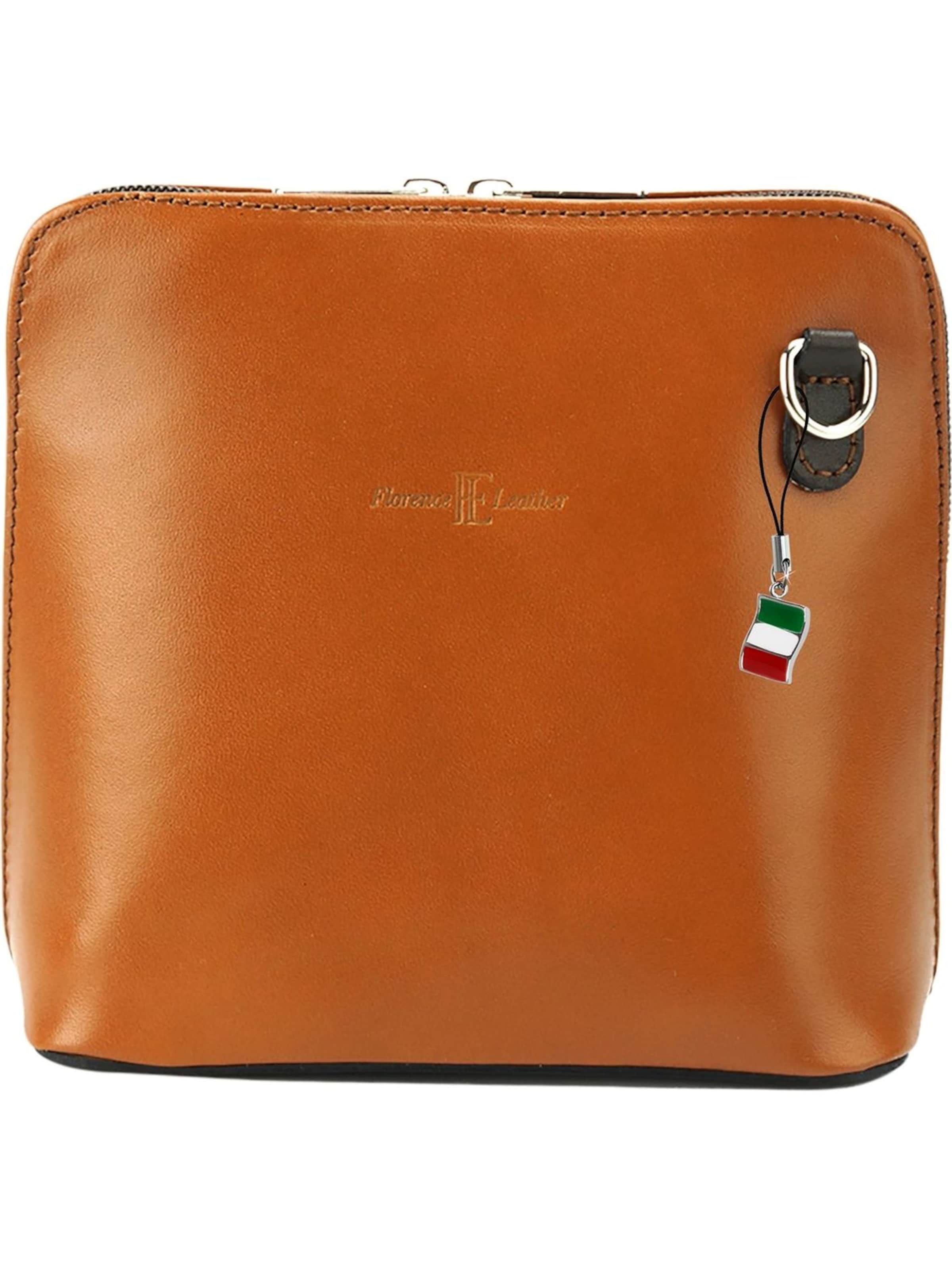 Florence Schoudertas in Bruin: voorkant