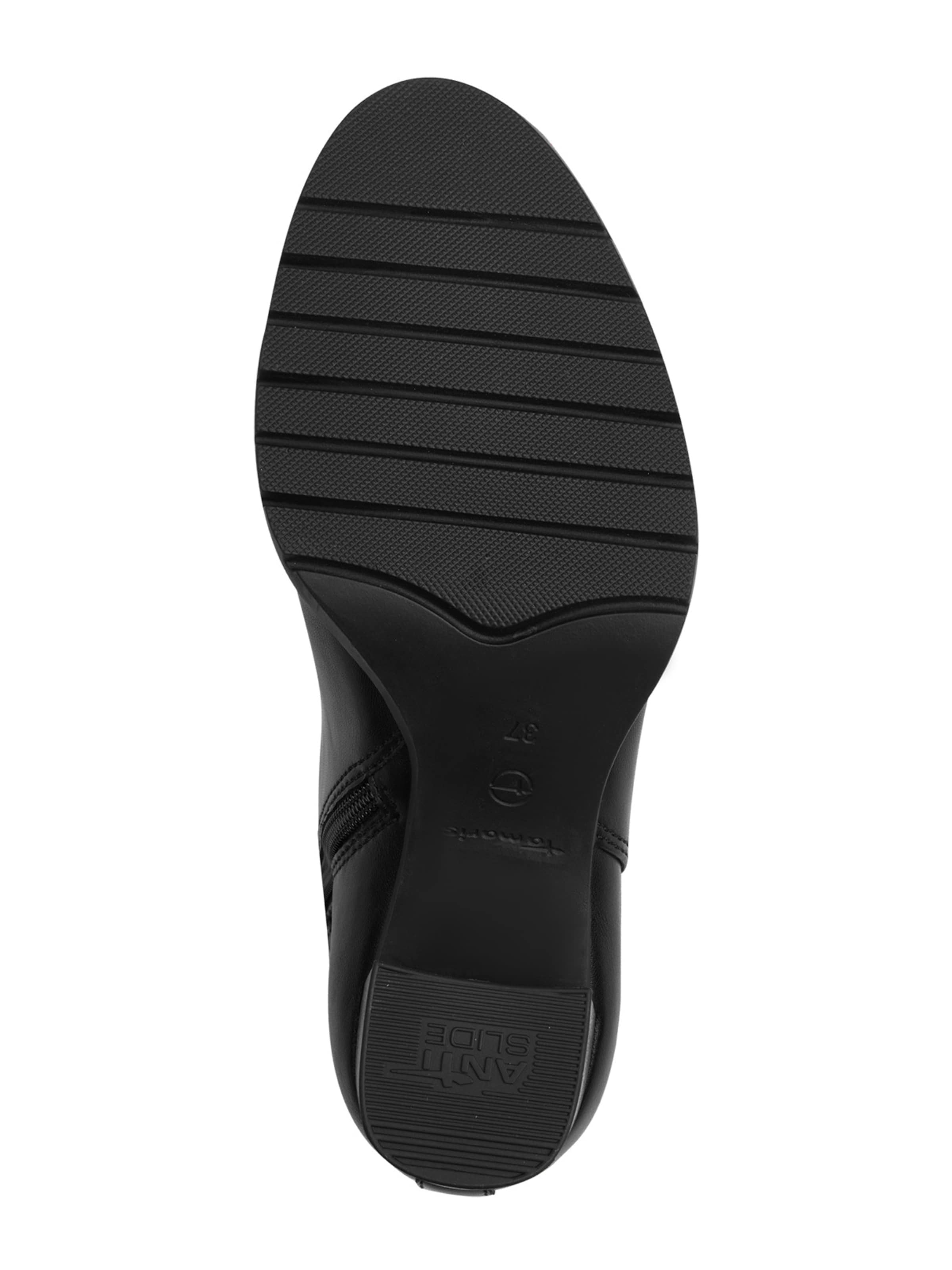 Tamaris Къси ботуши в черно