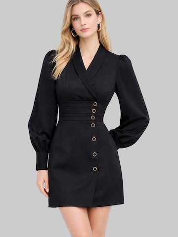 Madnezz House Jurk in Zwart: voorkant