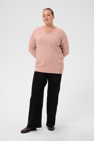 Pull-over 'Niela' KAFFE CURVE en rose