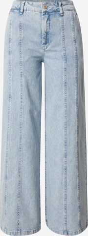 DRYKORN Wide leg Jeans 'FLOUR' i blå: framsida