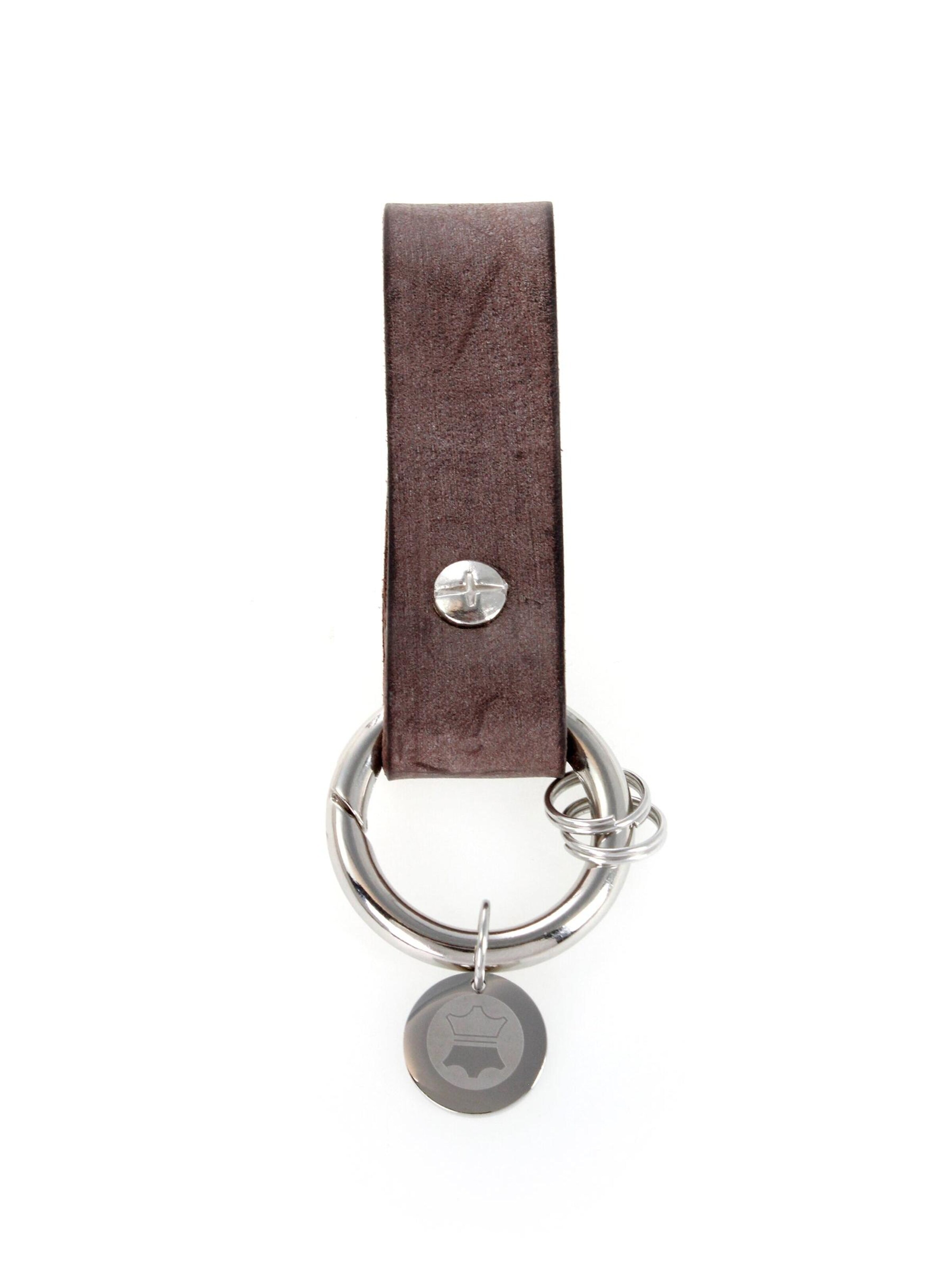 carisco Key Ring 'Gump Keyring' in Brown: front