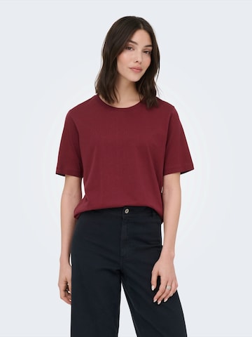 JDY Футболка 'JDYREX' в Красный: спереди