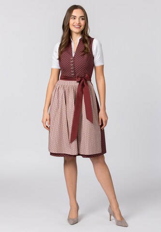 STOCKERPOINT Dirndl 'Hannah' in Rot: Vorderseite