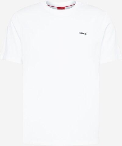 HUGO Shirt 'Dero' in de kleur Donkerblauw / Wit, Productweergave