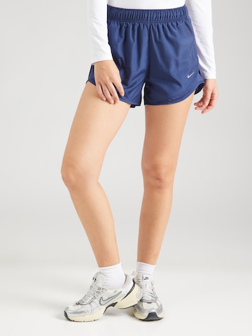 Regular Pantalon de sport 'TEMPO' NIKE en bleu : devant