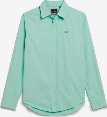 Coupe regular Chemise Superdry en vert : devant