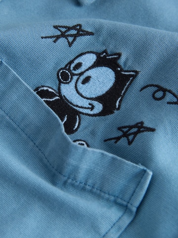 Next - Ajuste regular Camisa en azul
